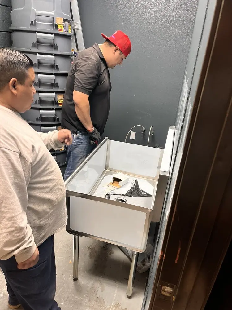 Commercial plumbing and sink installation in Thompson Heights
